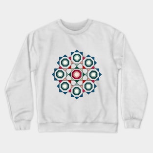 Tile mandala Crewneck Sweatshirt